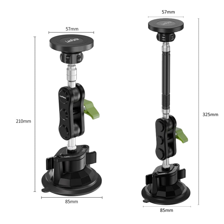 Lanparte Magnetic Car Phone Holder Adjustable Suction Cup Navigation Stand RBA-M01N - Car Holders by Lanparte | Online Shopping South Africa | PMC Jewellery | Buy Now Pay Later Mobicred