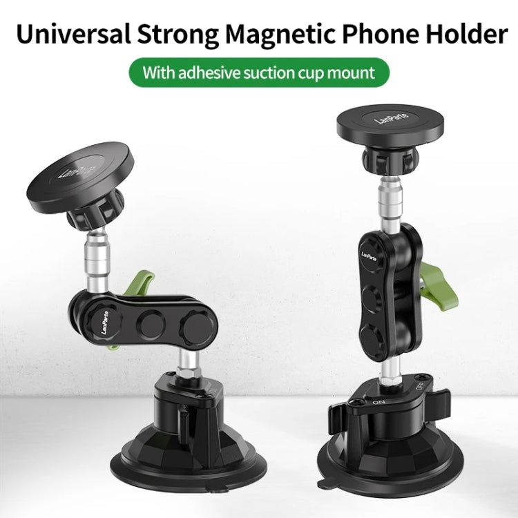 Lanparte Magnetic Car Phone Holder Adjustable Suction Cup Navigation Stand RBA-M01NLB - free shipping - PMC TechLife - Order now!
