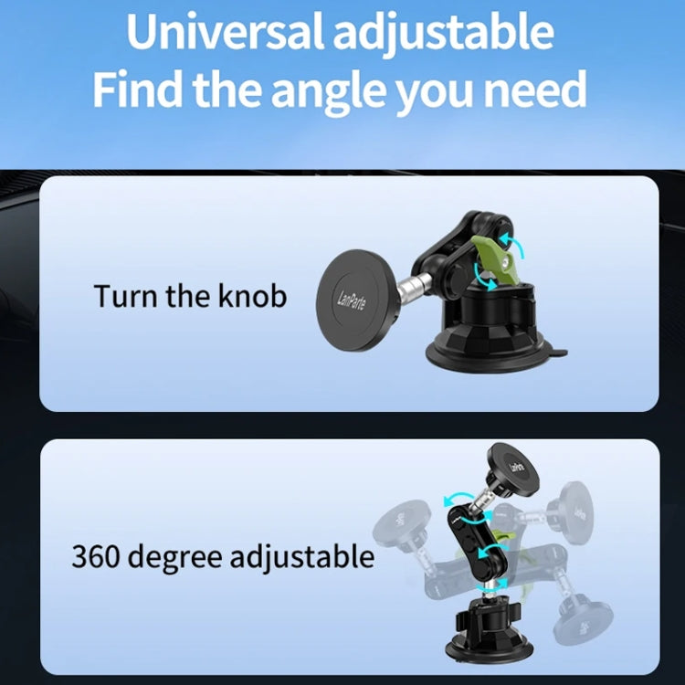 Lanparte Magnetic Car Phone Holder Adjustable Suction Cup Navigation Stand RBA-M01 - Universal Car Holders by Lanparte | Online Shopping South Africa | PMC TechLife | Buy Now Pay Later Mobicred