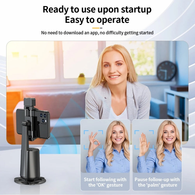 Pixel A200  Auto Tracking Gimbal Stabilizer 360 Degree Rotation Selfie Stick With Fill Light Set 3 - Handheld Gimbals by Pixel | Online Shopping South Africa | PMC Jewellery | Buy Now Pay Later Mobicred