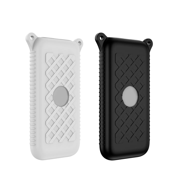 For Apple Vision Pro Battery Protective Case Silicone Cover(White) - VR Accessories by PMC TechLife | Online Shopping South Africa | PMC TechLife | Buy Now Pay Later Mobicred
