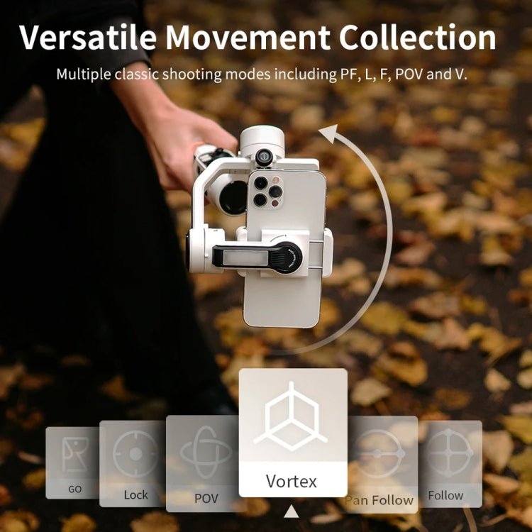 ZHIYUN Smooth 5S 3-Axis Smartphone Handheld Gimbals Stabilizer, Spec: Standard White - free shipping - PMC TechLife - Order now!