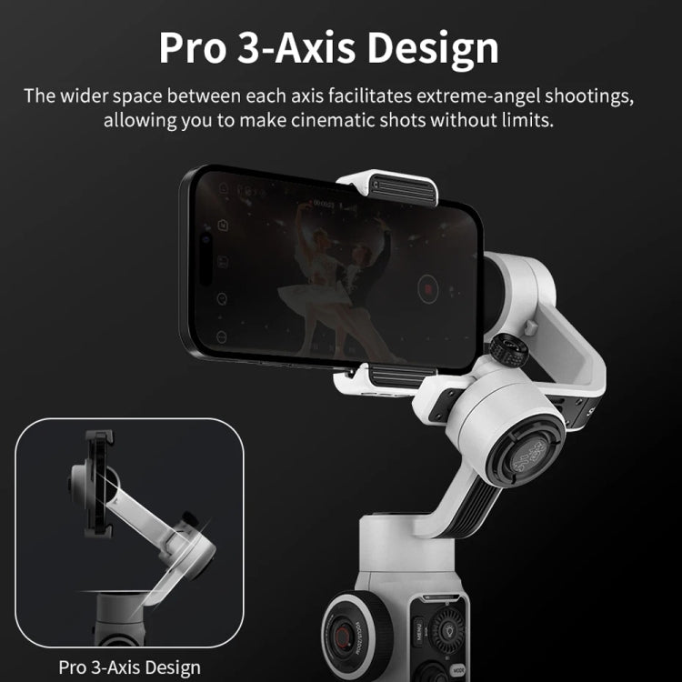 ZHIYUN Smooth 5S 3-Axis Smartphone Handheld Gimbals Stabilizer, Spec: Standard White - free shipping - PMC TechLife - Order now!