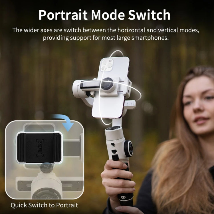 ZHIYUN Smooth 5S 3-Axis Smartphone Handheld Gimbals Stabilizer, Spec: Standard White - free shipping - PMC TechLife - Order now!