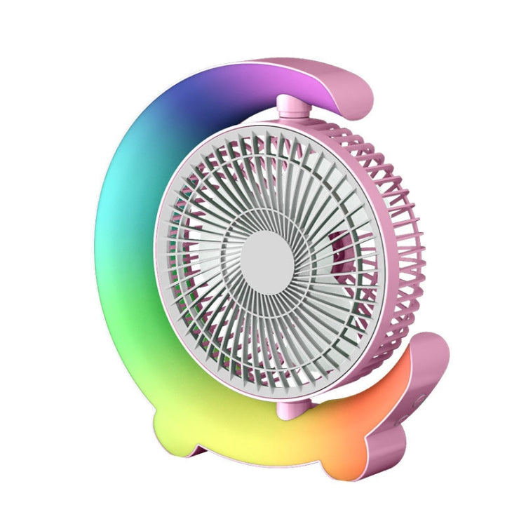 F11 USB Charging Cool Marquee Desktop Portable Fan(Sakura Pink) - Electric Fans by PMC Jewellery | Online Shopping South Africa | PMC Jewellery | Buy Now Pay Later Mobicred