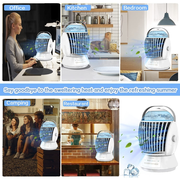 CF-009 USB Touch Spray Humidification Air Conditioning Fan Desktop Office Air Cooler(White) - Electric Fans by PMC TechLife | Online Shopping South Africa | PMC TechLife | Buy Now Pay Later Mobicred