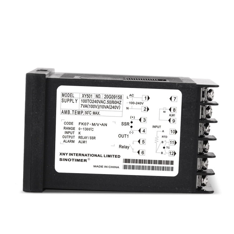 SINOTIMER XY501 Short Shell Intelligent PID Temperature Control Instrument Heating Refrigeration Relay SSR Solid State Output - Thermostat & Thermometer by SINOTIMER | Online Shopping South Africa | PMC TechLife | Buy Now Pay Later Mobicred