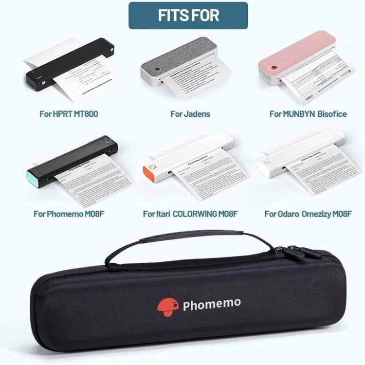 Phomemo Portable Storage Bag For M08F / P831 Printer(Gray) - Printer Accessories by Phomemo | Online Shopping South Africa | PMC Jewellery | Buy Now Pay Later Mobicred