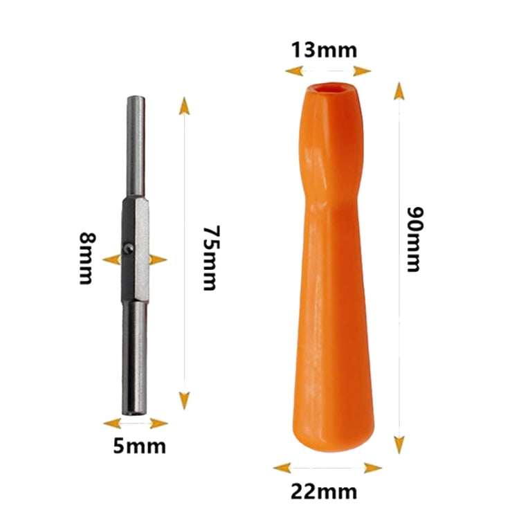 3.8mm/4.5mm 2 In 1 For GBA/NGC/N64/SFC/Wii Game Console Disassembly Tool Screwdriver Socket - Screwdriver by PMC TechLife | Online Shopping South Africa | PMC TechLife