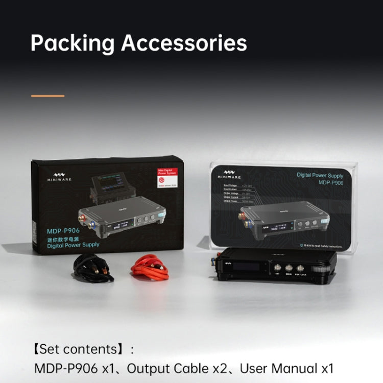 MINIWARE Rise And Fall Linear Switching DC Mini Digital Power Module, Model: MDP-P906 - Power Module by MINIWARE | Online Shopping South Africa | PMC TechLife | Buy Now Pay Later Mobicred