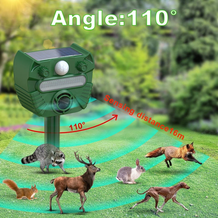 Outdoor Solar Animal Driving Device Ultrasonic Waterproof Infrared Sensor - Outdoor Insect Repellent by PMC Jewellery | Online Shopping South Africa | PMC Jewellery | Buy Now Pay Later Mobicred