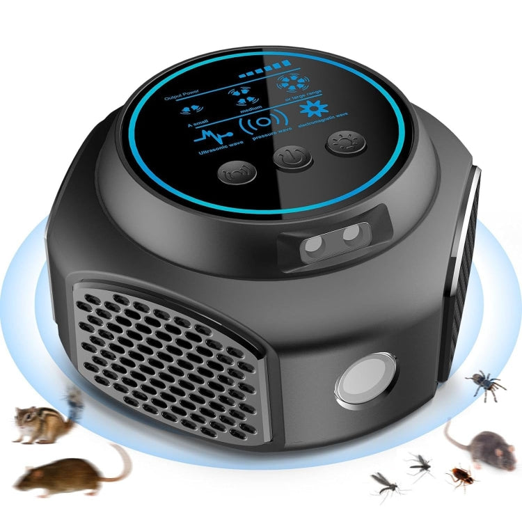 219 Intelligent Ultrasonic Multi-dimensional Frequency Conversion Home Indoor Mouse Repeller(Black) - Repellents by PMC TechLife | Online Shopping South Africa | PMC TechLife | Buy Now Pay Later Mobicred