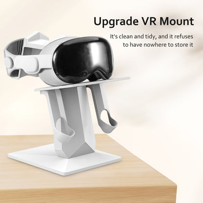 VR Headset Storage Display Stand For Apple Vision Pro / Meta Quest 3 / 2 / Pro(White) - VR Accessories by PMC Jewellery | Online Shopping South Africa | PMC Jewellery | Buy Now Pay Later Mobicred