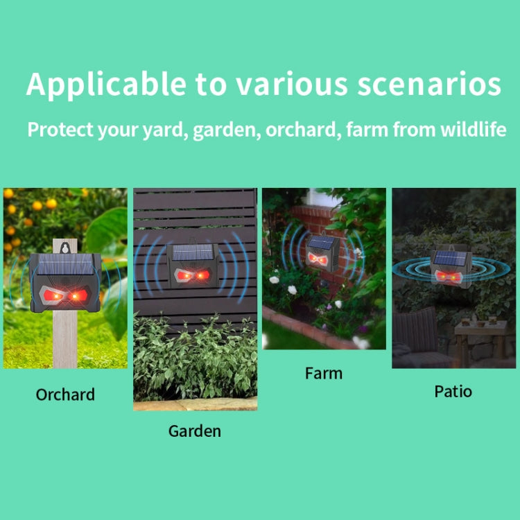 Outdoor Ultrasonic Solar Mouse Repeller LED Flash Animal Repeller(SJZ059) - Outdoor Insect Repellent by PMC TechLife | Online Shopping South Africa | PMC TechLife | Buy Now Pay Later Mobicred