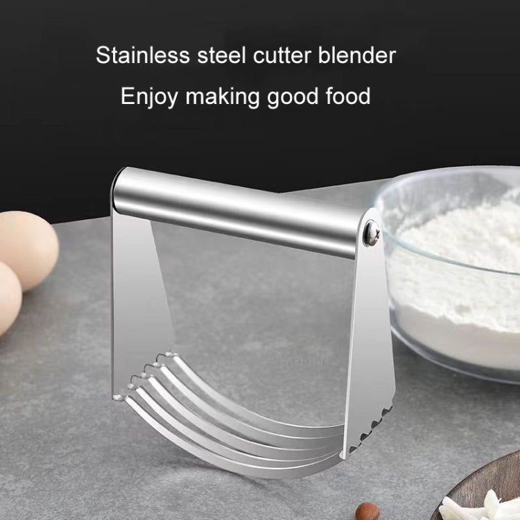 Stainless Steel Cutter 5-Layer Curved Dough Mixer Kitchen Baking Flour Cutter Gadgets(91g) - Baking Pastry Tools by PMC Jewellery | Online Shopping South Africa | PMC Jewellery | Buy Now Pay Later Mobicred