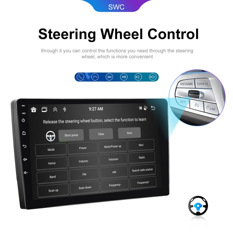 10.1 inch 6+128G Android Universal HD Large Screen Car Bluetooth Player Android GPS Navigation Integrated Machine(Standard+AHD Camera) - Car MP3 & MP4 & MP5 by PMC TechLife | Online Shopping South Africa | PMC TechLife | Buy Now Pay Later Mobicred