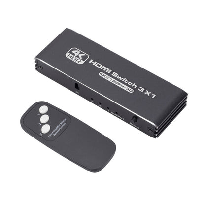 120Hz HDMI2.0 4K With Remote Control Switcher HDCP2.2 Version 3 Into 1 Out Video Converter - Switch by PMC Jewellery | Online Shopping South Africa | PMC Jewellery | Buy Now Pay Later Mobicred