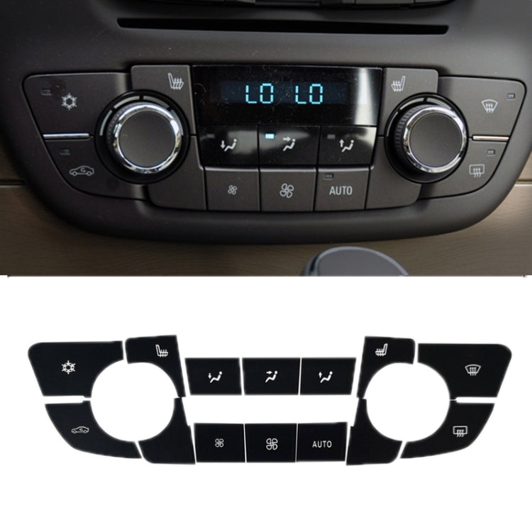 For Buick Regal 2008-2013 Air Conditioning Central Control Button Repair Sticker - Decorative Sticker by PMC TechLife | Online Shopping South Africa | PMC TechLife | Buy Now Pay Later Mobicred