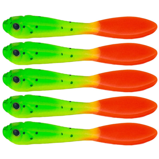 7cm 5pcs /Pack HENGJIA SO177 Dual Color Imitation Fishing Lure Freshwater Soft Dummy Bait(Color 1) - Fishing Lures by HENGJIA | Online Shopping South Africa | PMC Jewellery | Buy Now Pay Later Mobicred