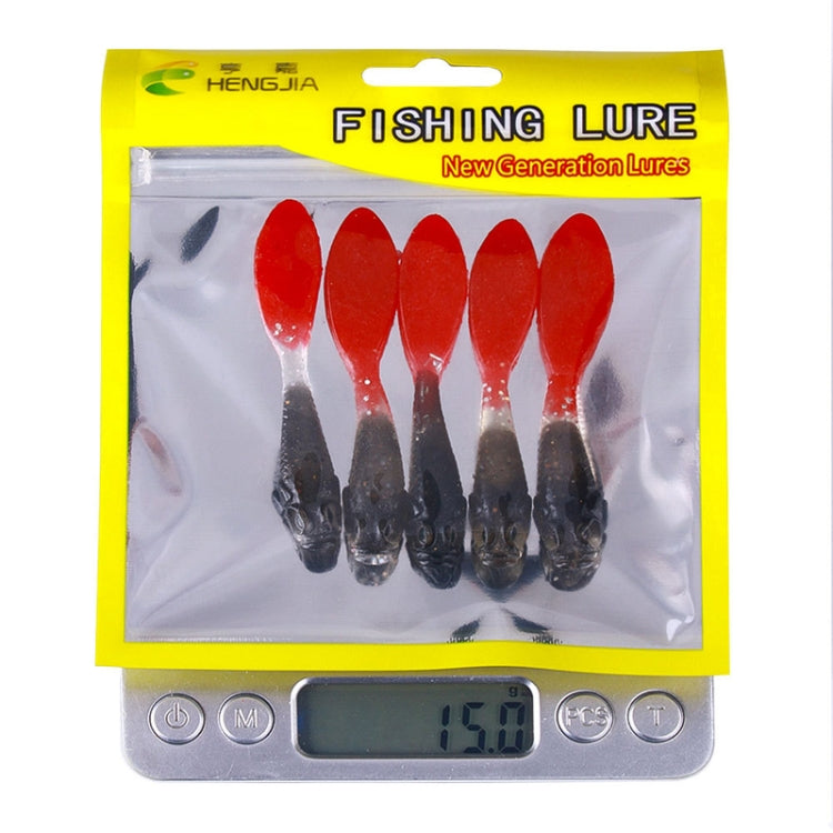 7cm 5pcs /Pack HENGJIA SO177 Dual Color Imitation Fishing Lure Freshwater Soft Dummy Bait(Color 5) - Fishing Lures by HENGJIA | Online Shopping South Africa | PMC TechLife | Buy Now Pay Later Mobicred