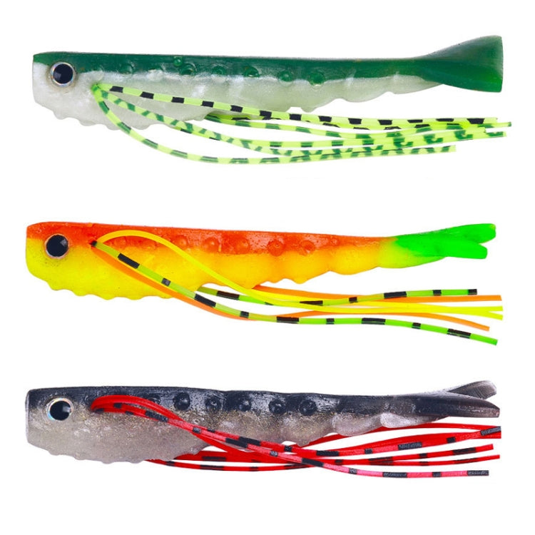 6.6cm 5pcs /Pack HENGJIA SO175 Two Color Split Fork Soft Bait Freshwater Fishing Salmon Lures(Color 3) - Fishing Lures by HENGJIA | Online Shopping South Africa | PMC TechLife | Buy Now Pay Later Mobicred