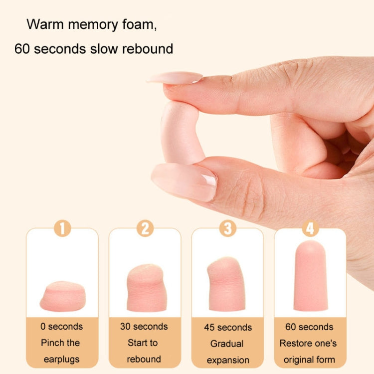 24pcs /Box Memory Foam Earplugs Student Dormitory Sleeping Noise Reduction Soundproof Earplugs(Mixed Colors) - free shipping - PMC TechLife - Order now!