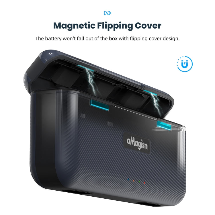 For DJI Action 4 / 3 aMagisn Fast Charge Charging Box Charger Sports Camera Accessories - free shipping - PMC TechLife - Order now!