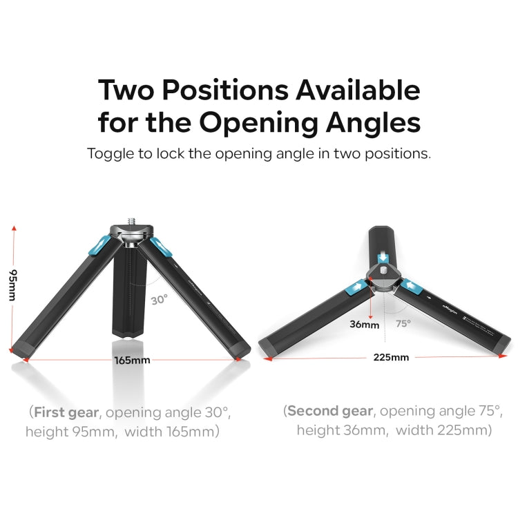 aMagisn AM11 Metal Desktop Tripod Mini Sports Camera SLR Accessories - free shipping - PMC TechLife - Order now!