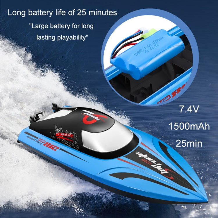 812 High-Speed RC Boat Large Horsepower Speedboat Long Endurance Waterproof Boys Water Toy Dual Batteries(Orange) - RC Boats by PMC Jewellery | Online Shopping South Africa | PMC Jewellery | Buy Now Pay Later Mobicred