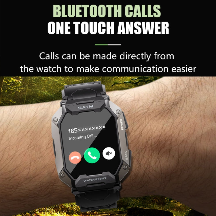 C20Plus 1.81-inch Health Monitoring Waterproof Bluetooth Call Smart Watch, Color: Green - Smart Watches by PMC Jewellery | Online Shopping South Africa | PMC Jewellery | Buy Now Pay Later Mobicred