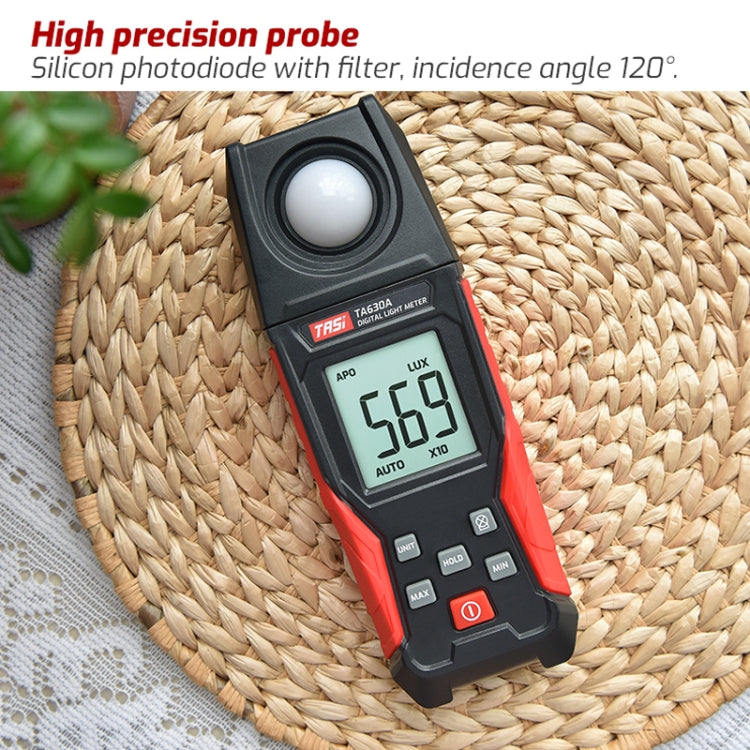 TASI TA630A Integrated Digital Light Meter Illuminance Lux Meter Backlight LCD Display 0.1-200000LUX/0.01-20000FC Light Sensor Tester - Light & Sound Meter by TASI | Online Shopping South Africa | PMC Jewellery | Buy Now Pay Later Mobicred