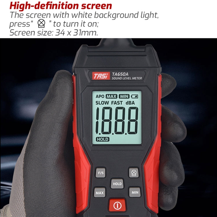 TASI TA650A Decibel Detector House Volume Tester Noise Meter - Light & Sound Meter by TASI | Online Shopping South Africa | PMC Jewellery | Buy Now Pay Later Mobicred