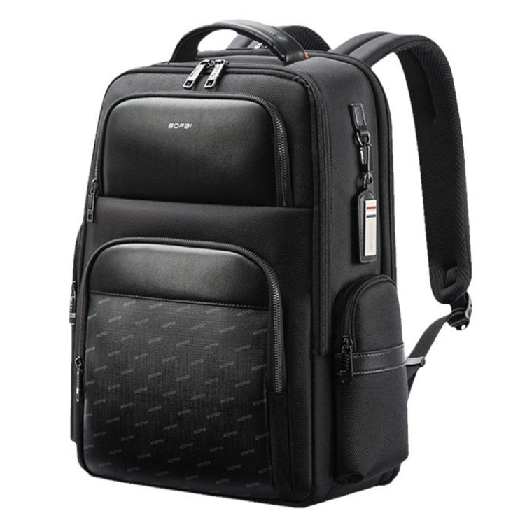 Bopai 61-91911 Large Capacity Business Waterproof Laptop Backpack With USB+Type-C Port(Black) - Backpack by Bopai | Online Shopping South Africa | PMC Jewellery | Buy Now Pay Later Mobicred