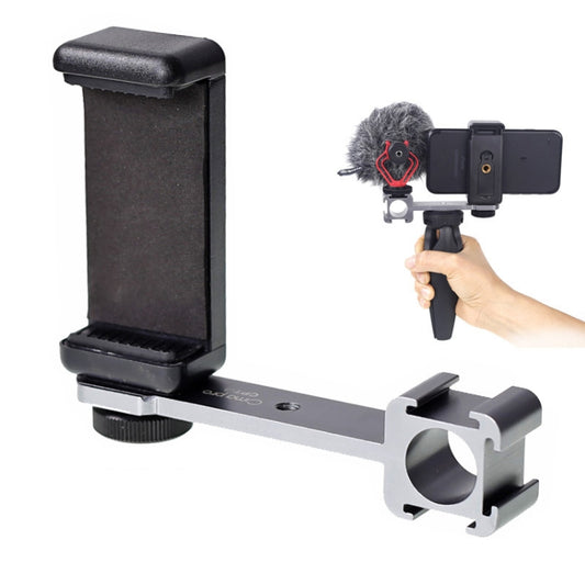 Cimapro CPT-3 Three-headed Hot Boot Bracket Adapter Mount LED Mic On Gimbal - Stand Bracket by Cimapro | Online Shopping South Africa | PMC Jewellery | Buy Now Pay Later Mobicred