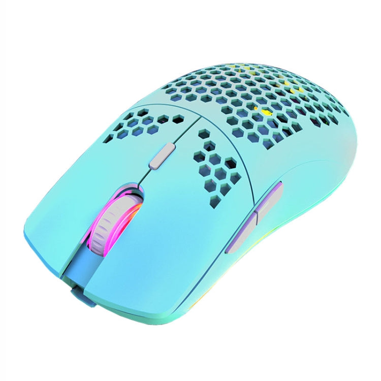 XUNSVFOX XYH80 Hollow Hole Rechargeable Wireless Gaming Mouse RGB Light Computer Office Mouse(Blue) - Wireless Mice by XUNSVFOX | Online Shopping South Africa | PMC Jewellery | Buy Now Pay Later Mobicred