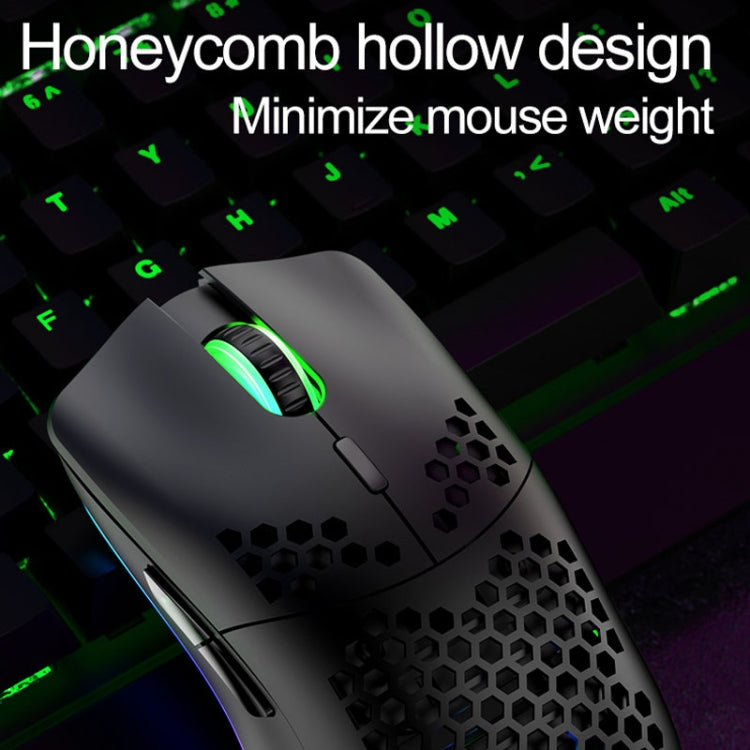 XUNSVFOX XYH80 Hollow Hole Rechargeable Wireless Gaming Mouse RGB Light Computer Office Mouse(Blue) - Wireless Mice by XUNSVFOX | Online Shopping South Africa | PMC Jewellery | Buy Now Pay Later Mobicred