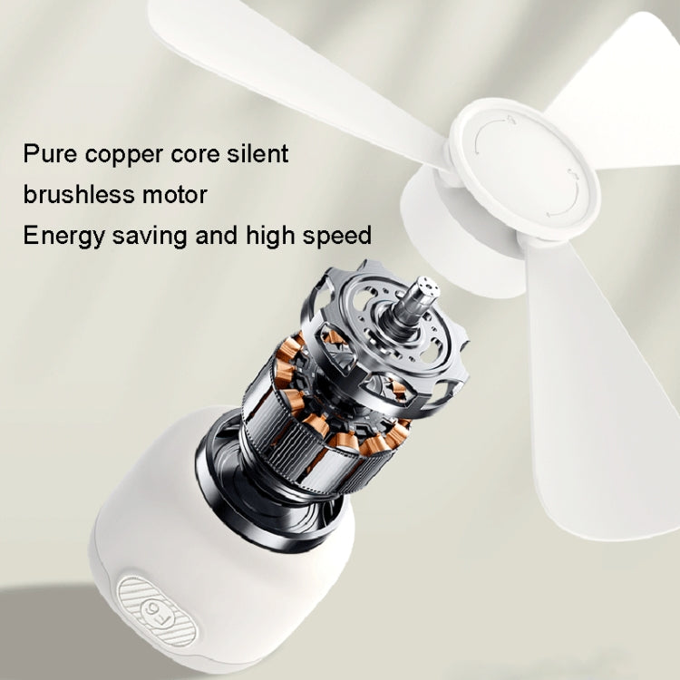 USB Plug-in Version Small Ceiling Fan Camping Outdoor Portable Hanging Fan(White) - Electric Fans by PMC TechLife | Online Shopping South Africa | PMC TechLife | Buy Now Pay Later Mobicred