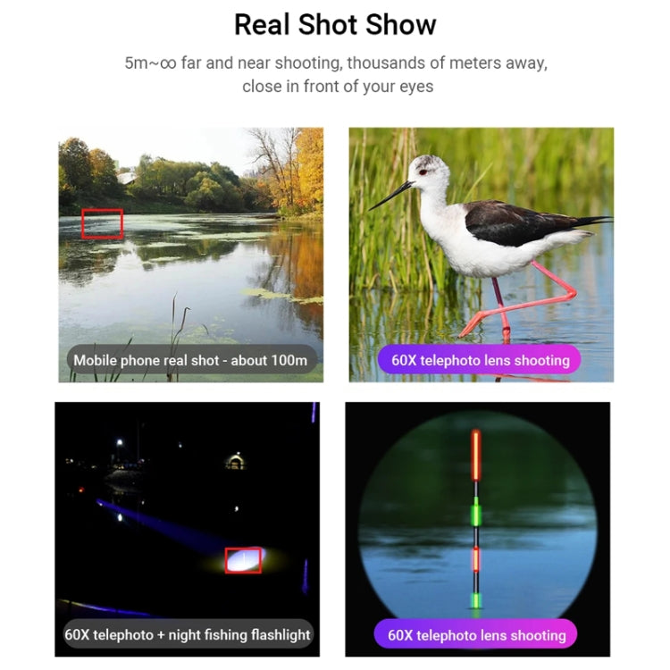 APEXEL 60X Smartphone Telescope Lens With Extendable Tripod Set - free shipping - PMC Jewellery - Order now!