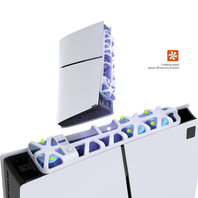 For PS5 Slim DOBE TP5-3538 Host Rear Blu-ray Fan Thermal Cooling Fan(Black) - free shipping - PMC Jewellery - Order now!