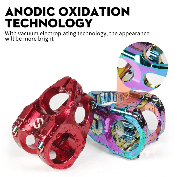 TOSEEK 35mm Aluminum Alloy Stem Bicycle Modification Accessories, Color: Titanium - free shipping - PMC TechLife - Order now!