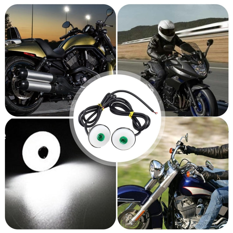 2pcs 23mm Motorcycle Eagle Eye Light Reverse Rearview Mirror Spotlight(Red) - Eagle Eye Lamps by PMC TechLife | Online Shopping South Africa | PMC TechLife | Buy Now Pay Later Mobicred