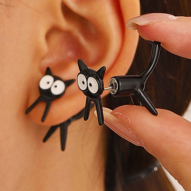 1pair Cute Cats Simple Ear Studs Ladies Detachable Earrings, Style: Model 1 - Stud Earrings & Earrings by PMC Jewellery | Online Shopping South Africa | PMC Jewellery | Buy Now Pay Later Mobicred