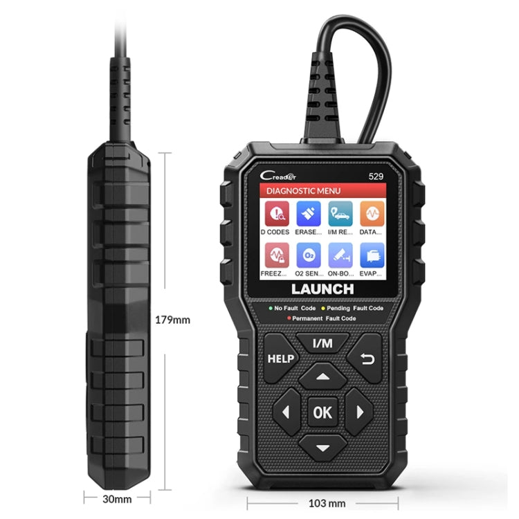 Launch Creader CR529 OBD2 Car Engine Fault Tester Code Scanner(Black) - Code Readers & Scan Tools by Launch | Online Shopping South Africa | PMC TechLife | Buy Now Pay Later Mobicred