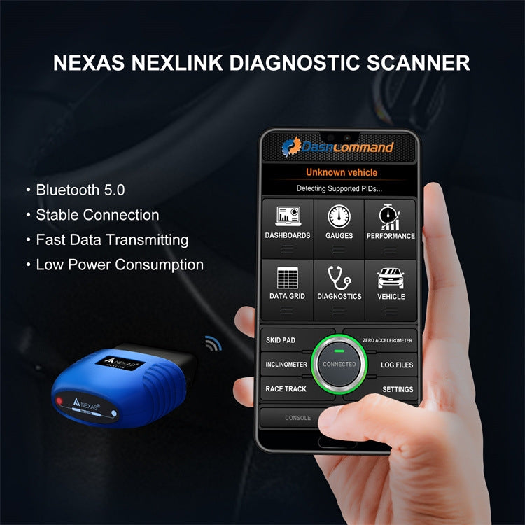 Nexas Bluetooth 5.0 OBD2 Diagnostic Scanner For IOS/Android - Code Readers & Scan Tools by NEXAS | Online Shopping South Africa | PMC Jewellery | Buy Now Pay Later Mobicred