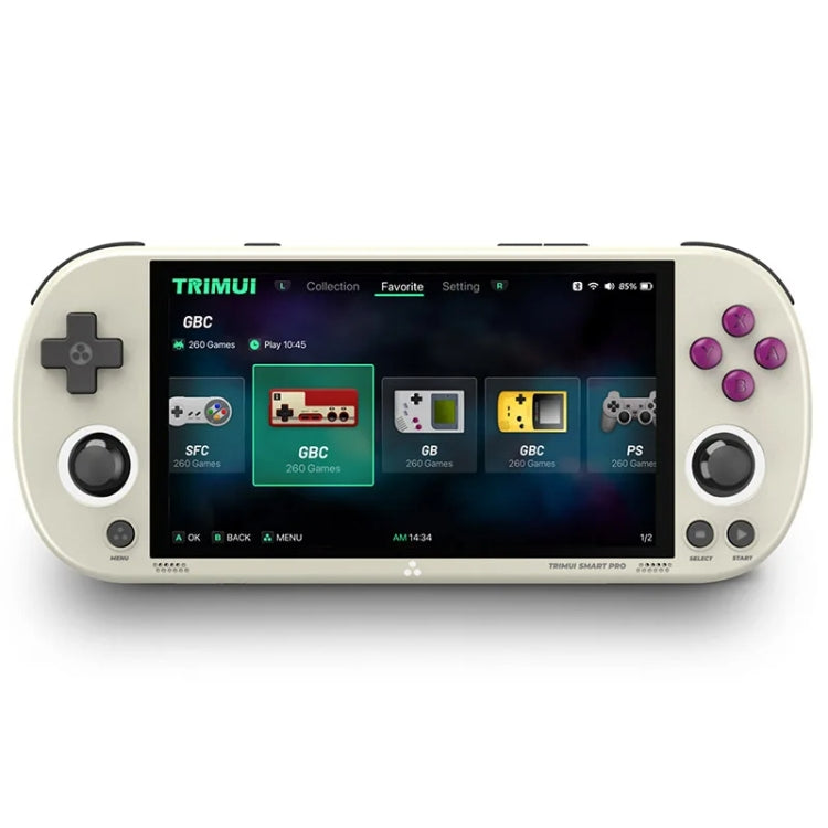 Trimui Smart Pro 4.96 Inch IPS Screen Handheld Game Console Open Source Linux System 256G(Grey) - free shipping - PMC Jewellery - Order now!
