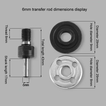 5 In 1 6mm Drill To Angle Grinder Parts Drill To Angle Grinder Connecting Rod - Drill & Drill Bits by PMC Jewellery | Online Shopping South Africa | PMC Jewellery | Buy Now Pay Later Mobicred