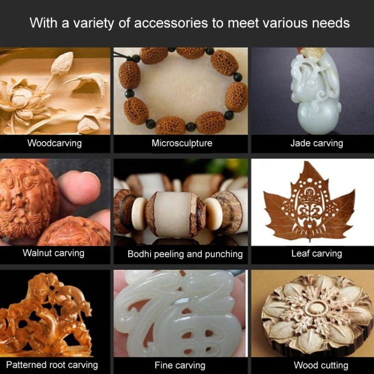 VICOVER Small Adjustable Speed Electrical Grinder Set Jade Carving Pen Polishing Tool EU Plug, Model: 147pcs Parts - free shipping - PMC TechLife - Order now!