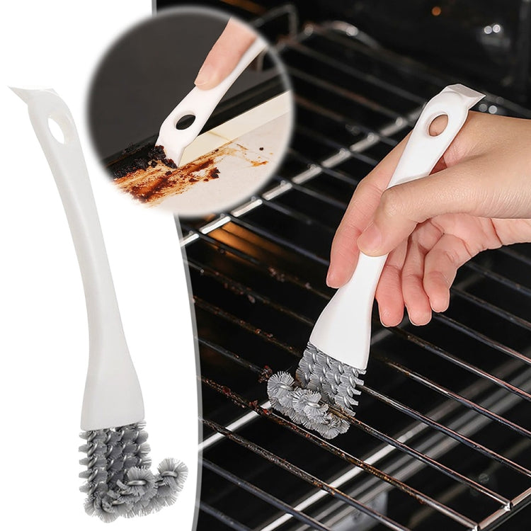 3pcs 2-in-1 Kitchen Stove Cleaning Brush Shovel Barbecue Rack Cleaning Brush(Grid Model) - Cleaning Tools by PMC Jewellery | Online Shopping South Africa | PMC Jewellery | Buy Now Pay Later Mobicred