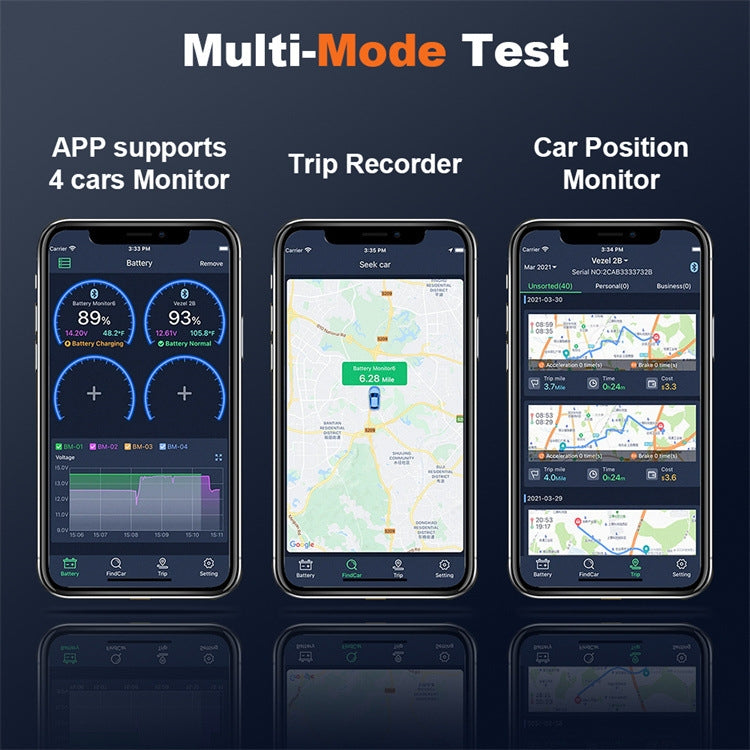 ANCEL BM200 12V Bluetooth 4.2 Car Battery Analysis and Detection Tool Battery Tester - Electronic Test by ANCEL | Online Shopping South Africa | PMC TechLife | Buy Now Pay Later Mobicred