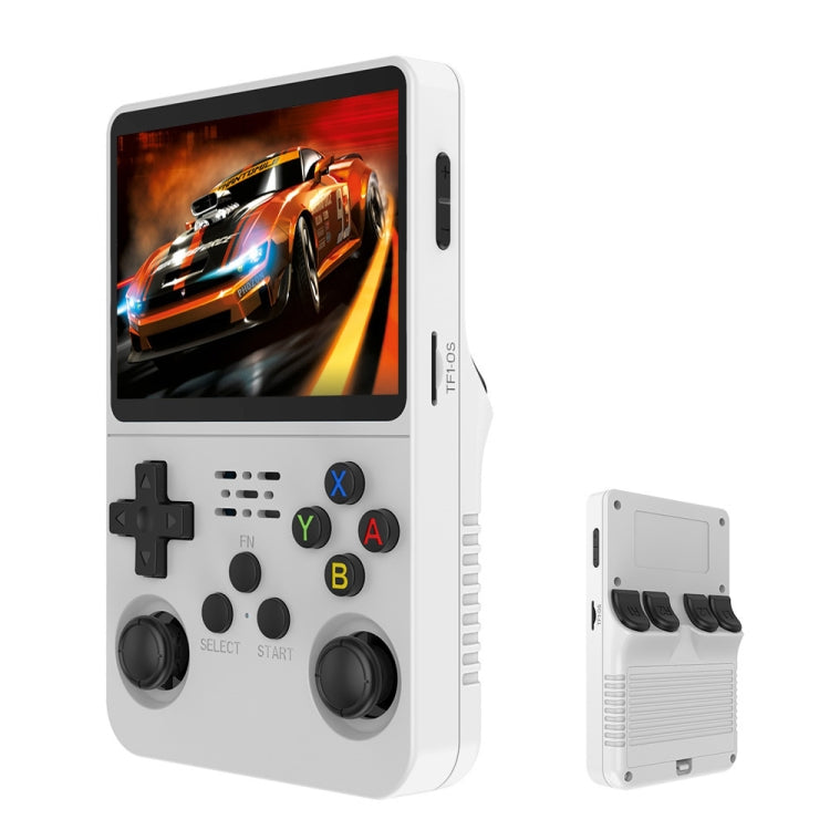 R36S Retro Handheld Game Console Linux System 3.5-Inch IPS Screen Portable Video Player 64G White - Pocket Console by PMC Jewellery | Online Shopping South Africa | PMC Jewellery | Buy Now Pay Later Mobicred